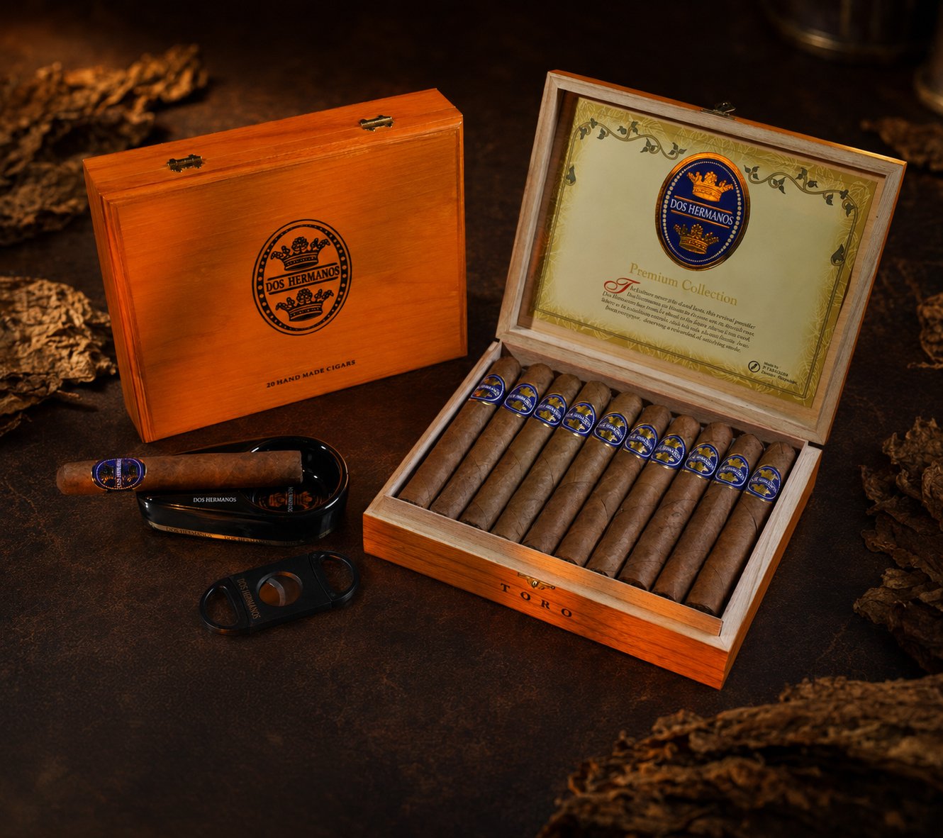 Dos Hermanos Premium Toro Wooden hero product image